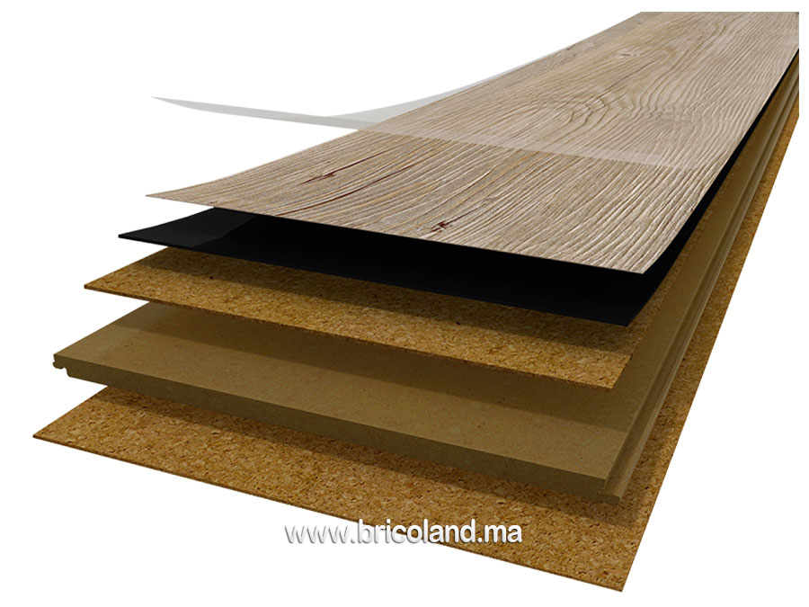 Parquet flottant Alaska Oak 1225x195mm - Hydrocork-14642