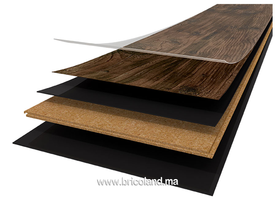 Parquet flottant Limed Grey Oak 1225x195mm - Hydrocork-14602