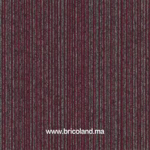 Moquette en dalle Coral Lignes Rouge 50x50cm - INCATI-0