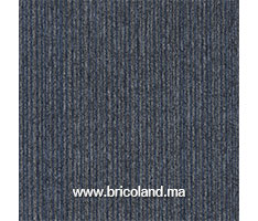 Moquette en dalle Coral Lignes Bleu 50x50cm - INCATI-thumbnail