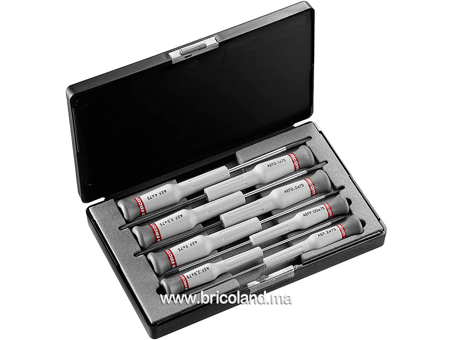 Coffret de 8 tournevis Micro-Tech AEF.J3 - FACOM-0