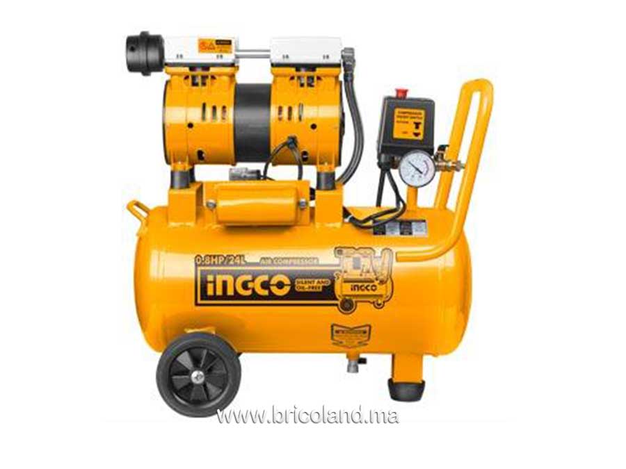 Compresseur d'Air 24L silencieux - INGCO-0
