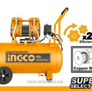 Compresseur d'Air 50L silencieux 1.6Hp - INGCO-0