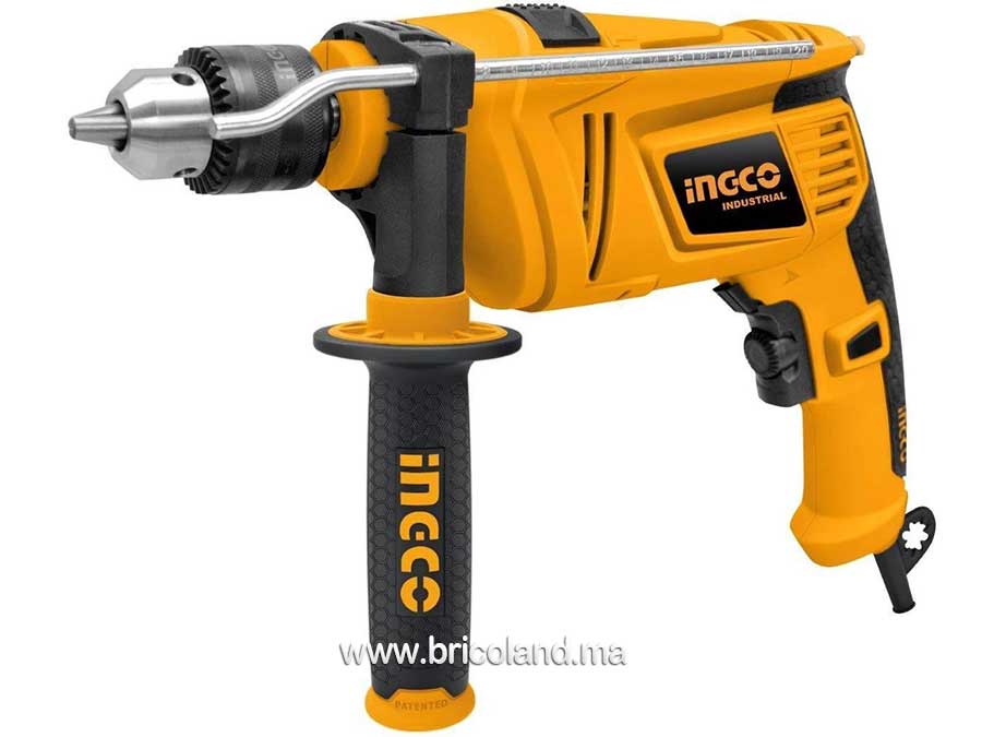 Perceuse à percussion 13mm 850W + Jeu d'outils à main - INGCO-14949