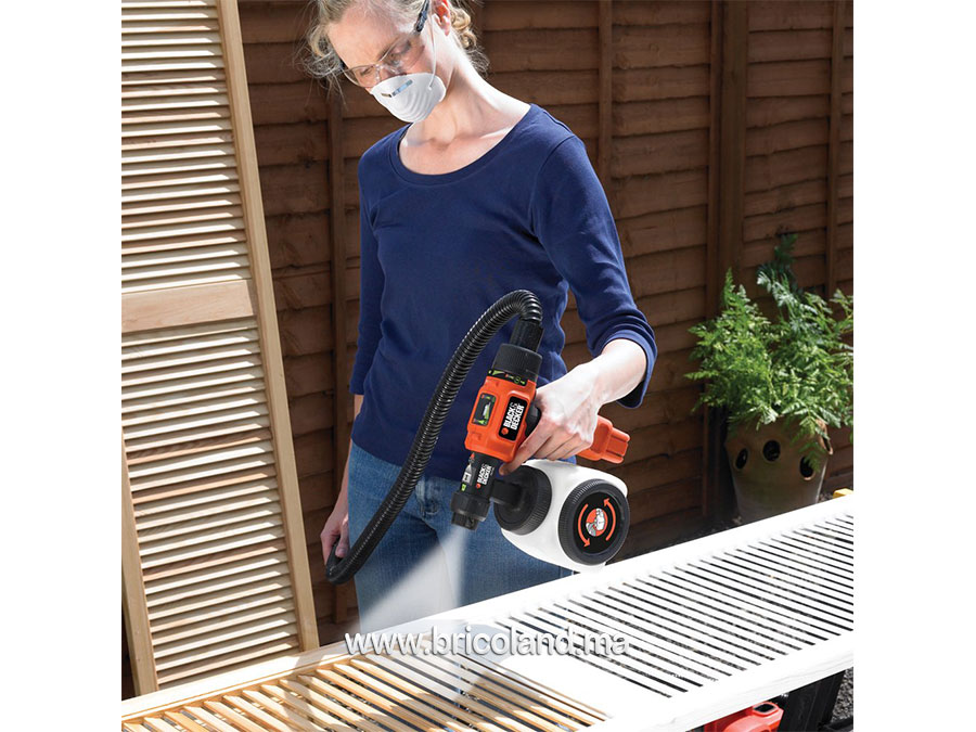 Pistolet à peinture électrique 450 W - BLACK&DECKER-14998