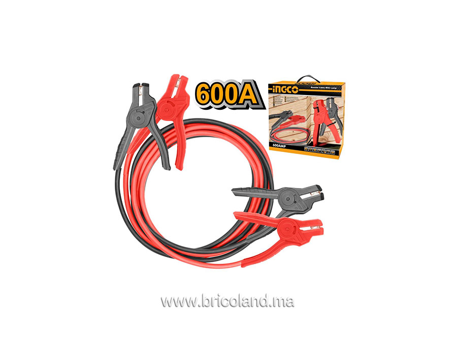 Câbles de démarrage 3M-600A HBTCP6008 - INGCO -0
