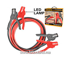 Câbles de démarrage avec lampe led HBTCP6008L - INGCO -thumbnail