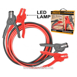 Câbles de démarrage avec lampe led HBTCP6008L - INGCO -0