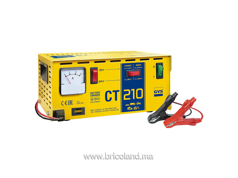 Chargeur de batterie Plomb liquide traditionnel 12/24V - GYS-0