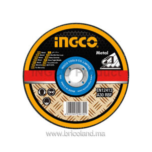 Disque à tronçonner 125 x 22.2 x 1.2mm pour métal- INGCO-0