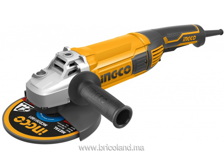 Meuleuse d'angle 230mm 2200W - INGCO-0