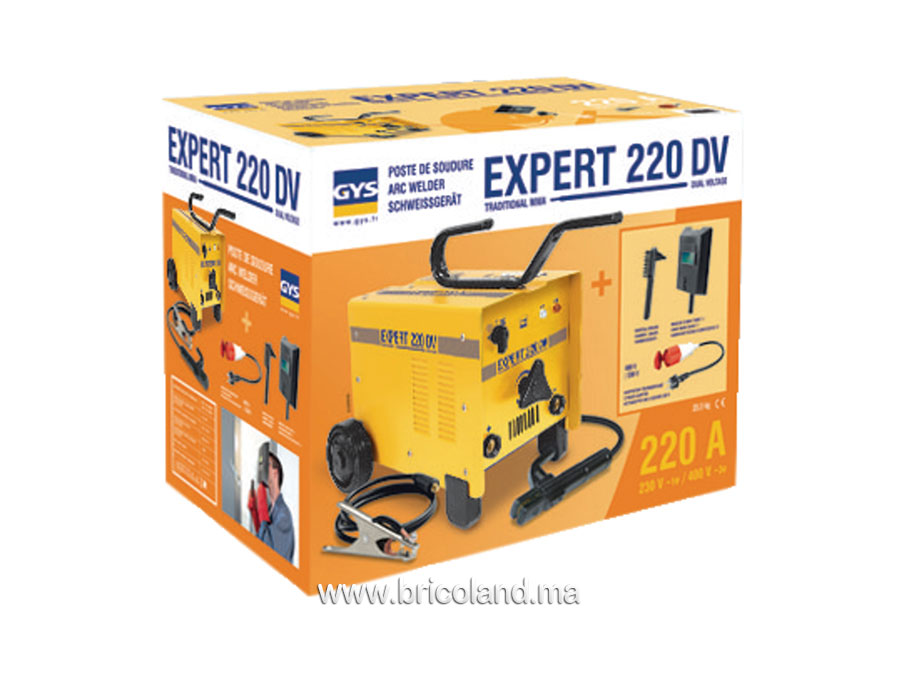 Poste à souder MMA 220A EXPERT 220 DV - GYS-15189