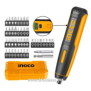 Visseuse électrique rechargeable sans fil 4V Lithium-Ion - INGCO -0