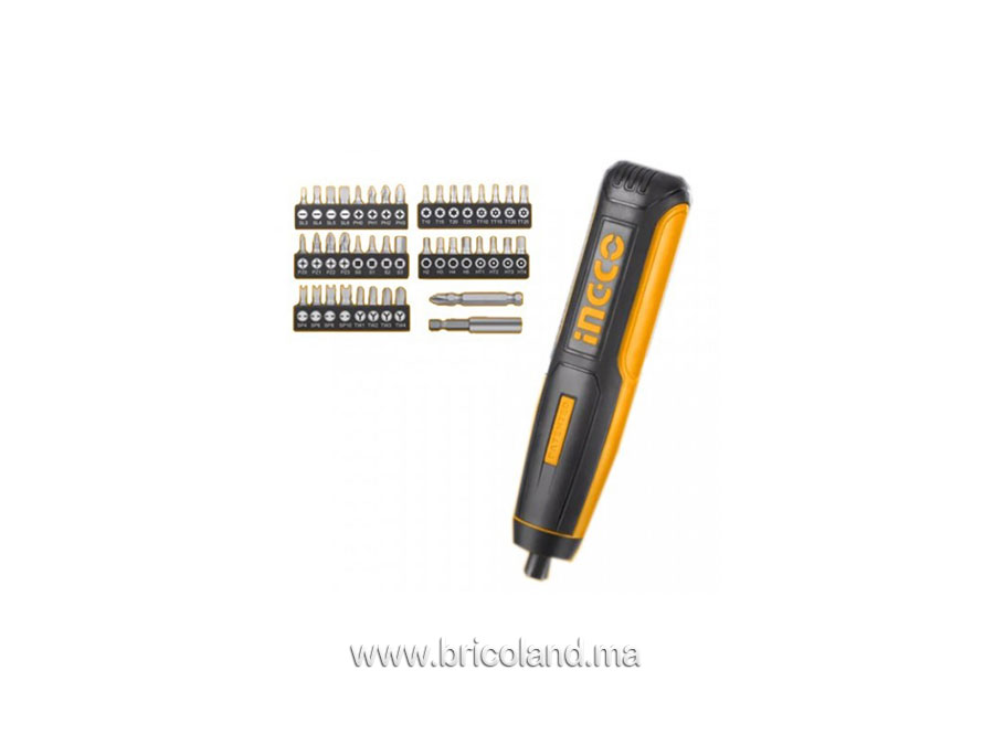 Visseuse électrique rechargeable sans fil 4V Lithium-Ion - INGCO -15132