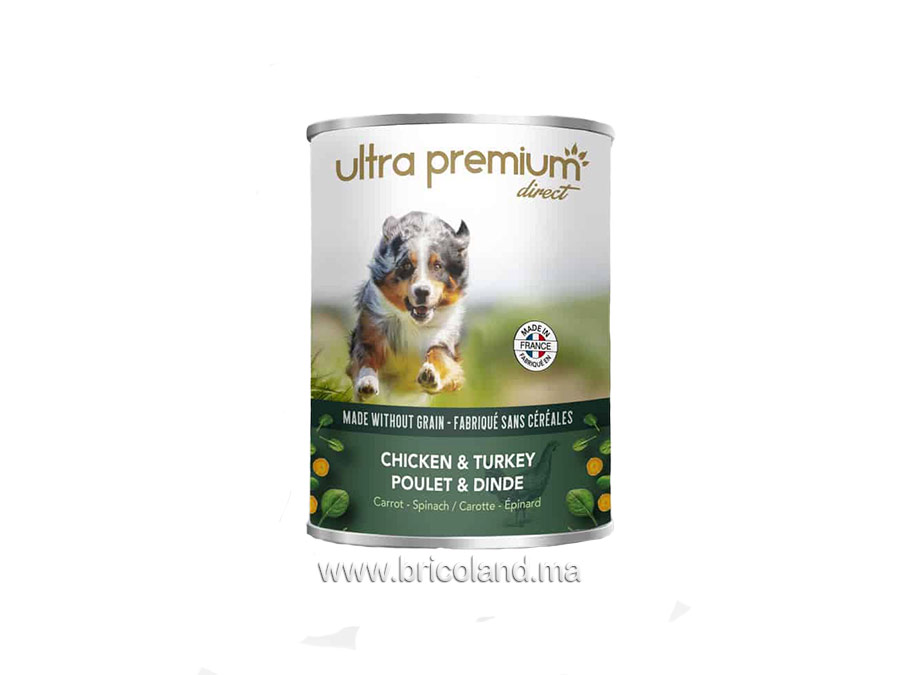 Boîtes de pâtée pour chien de terrine poulet dinde - UltraPremium -0