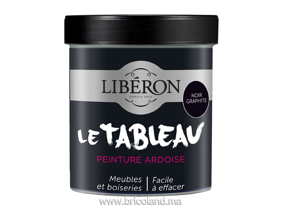 Peinture ardoise Le Tableau noir graphite 0.5L - LIBÉRON-0
