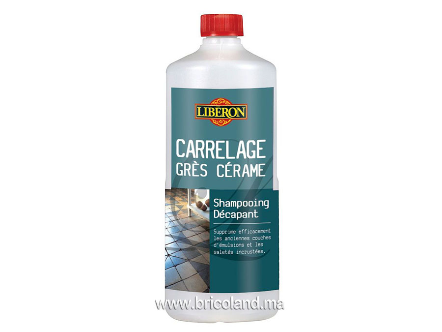 Shampooing Décapant Carrelage Grès cérame 1L - LIBÉRON-0
