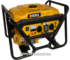 Groupe électrogène essence 3.75 KVA BX3000 AVR - BENZA-thumbnail