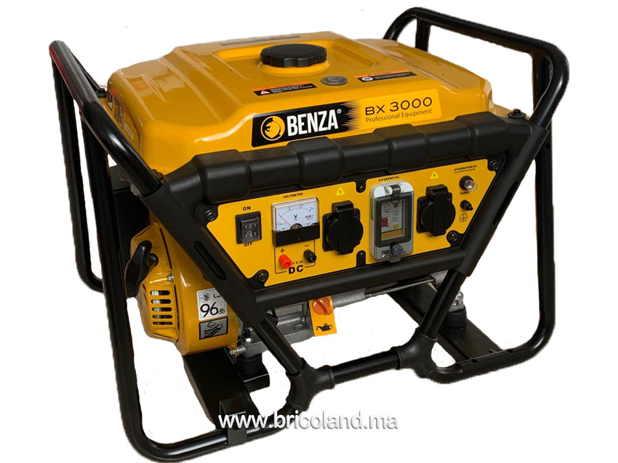 Groupe électrogène essence 3.75 KVA BX3000 AVR - BENZA-0