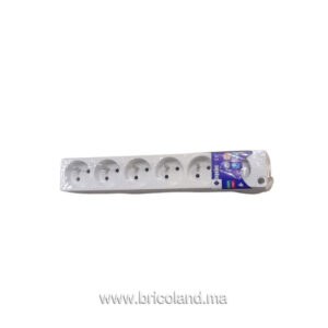 Bloc multiprises sans interrupteur (5x2P+T 1,5m) - INGELEC-0