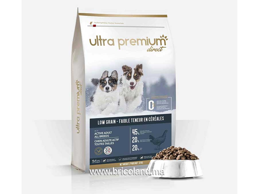 Croquettes pour Chien adulte Actif toutes tailles 12Kg - UltraPremium-0