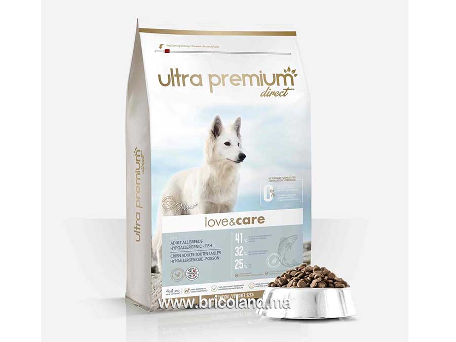 Croquettes pour Chien adulte toutes tailles Hypoallergénique - Sac 12Kg - UltraPremium-0