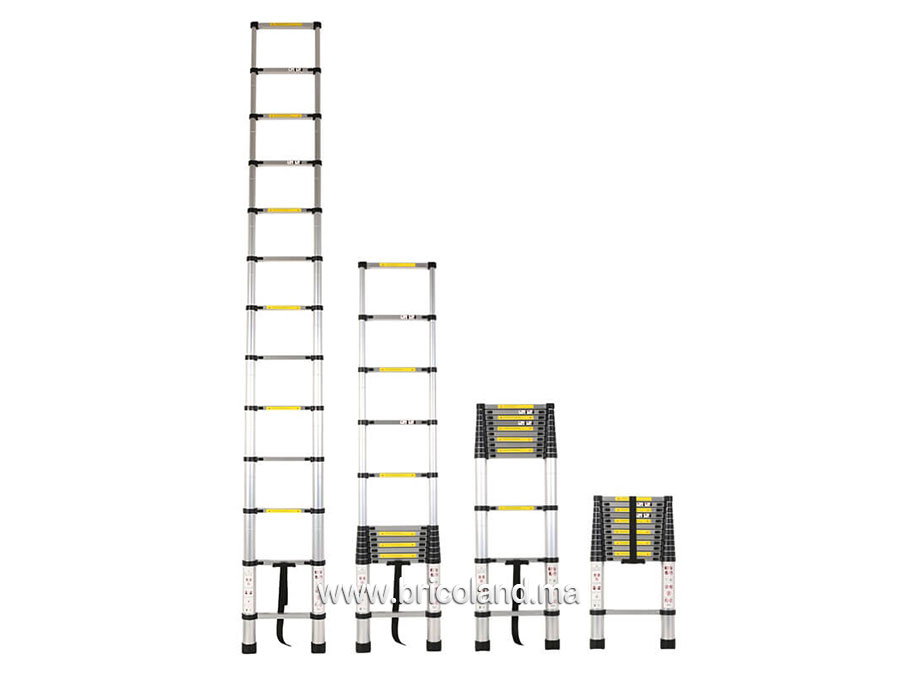 Echelle télescopique 11 marches 3.2m - SARAYLI-0