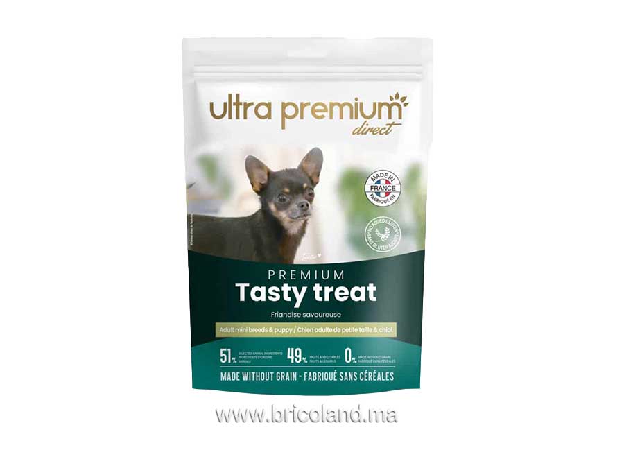Sachet de friandise savoureuse pour chien et chiot de petite taille 250g - UltraPremium-0
