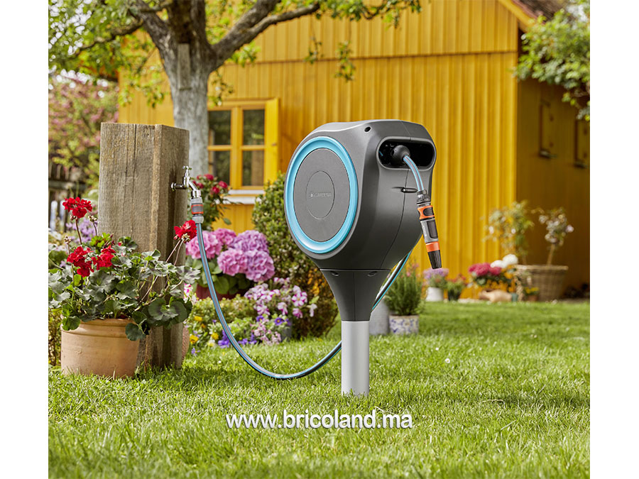 Dévidoir automatique sur pic RollUp M 20m - Gardena-15823