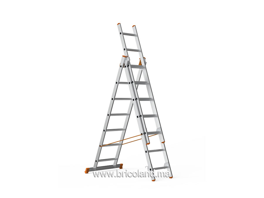 Echelle triple en aluminium 3x2m - SARAYLI-0