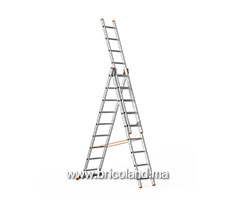 Echelle triple en aluminium 3x2.5m - SARAYLI-thumbnail