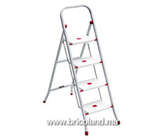 Escabeau 4 marches Practical marche en plastique - SARAYLI-thumbnail