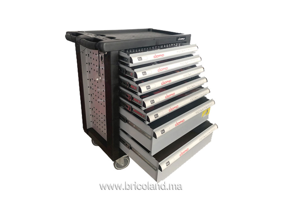 Servante d'atelier 7 tiroirs 200 pièces - NRS TOOLS-15837
