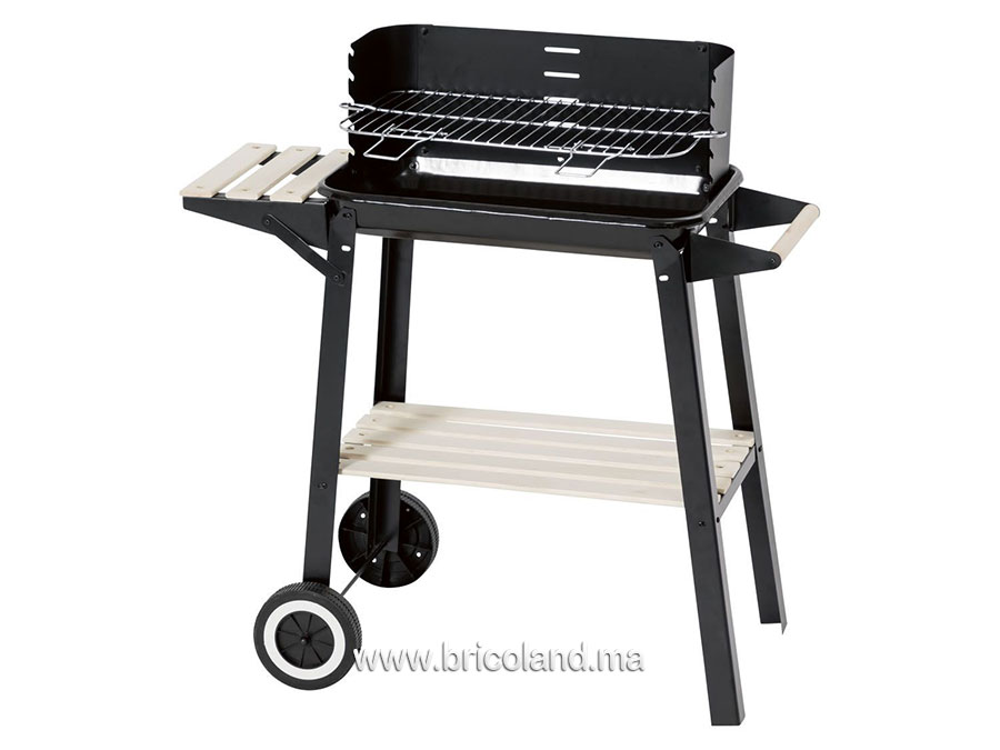 Barbecue à charbon rectangulaire 54cm - BBQ-0