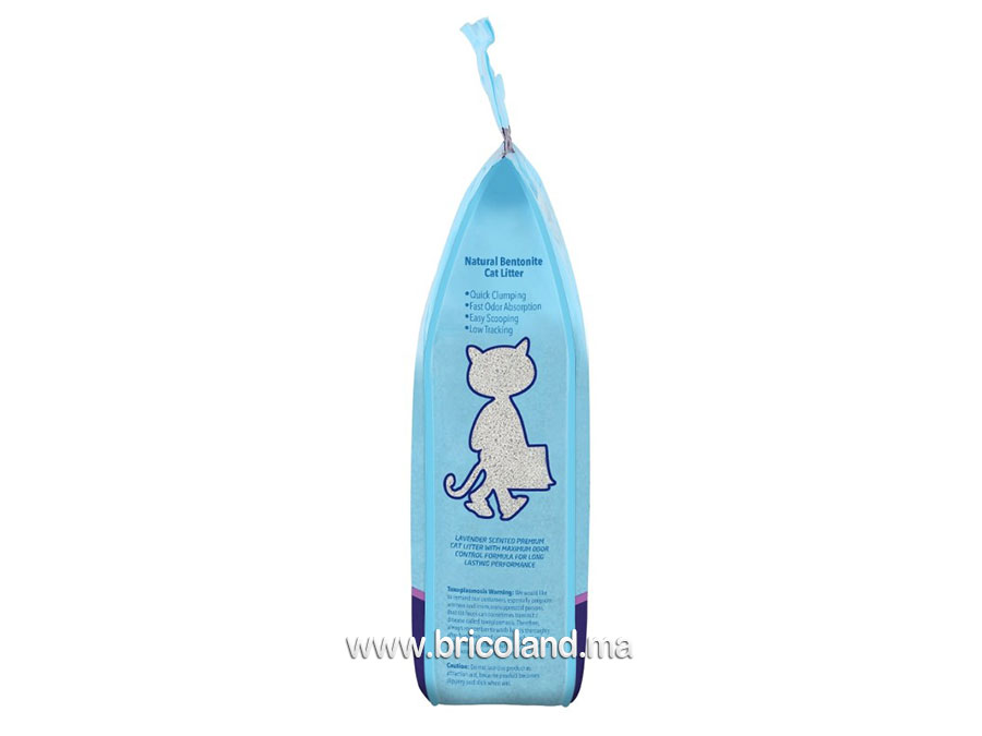 Litière parfumée à lavande 10L - Kiki kat-16015
