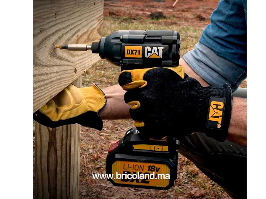 Boulonneuse à chocs 18V 215N.m Professional avec batterie - DX71 - CATERPILLAR-16229