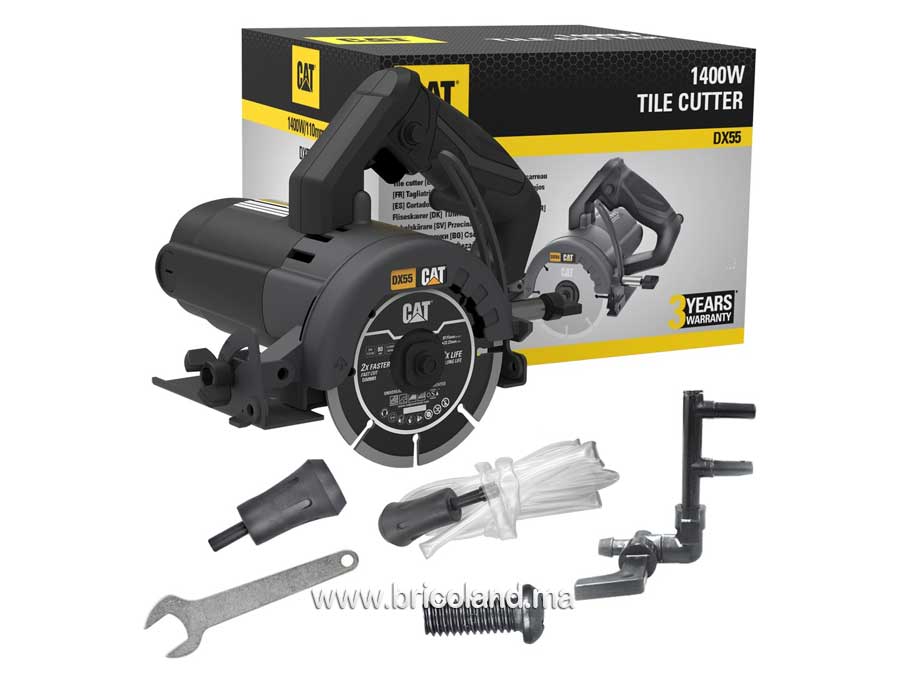 Découpeur à carrelage 110mm 1400W - DX55 - CATERPILLAR-16237