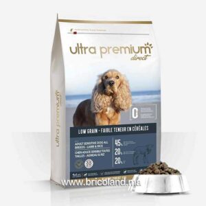 Croquettes pour Chien Sensible toutes tailles en Agneau et Riz - Sac 12Kg - UltraPremium -0