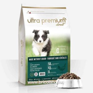 Croquettes Sans Céréales - CROISSANCE - Chiot Toutes Tailles - UltraPremium -0