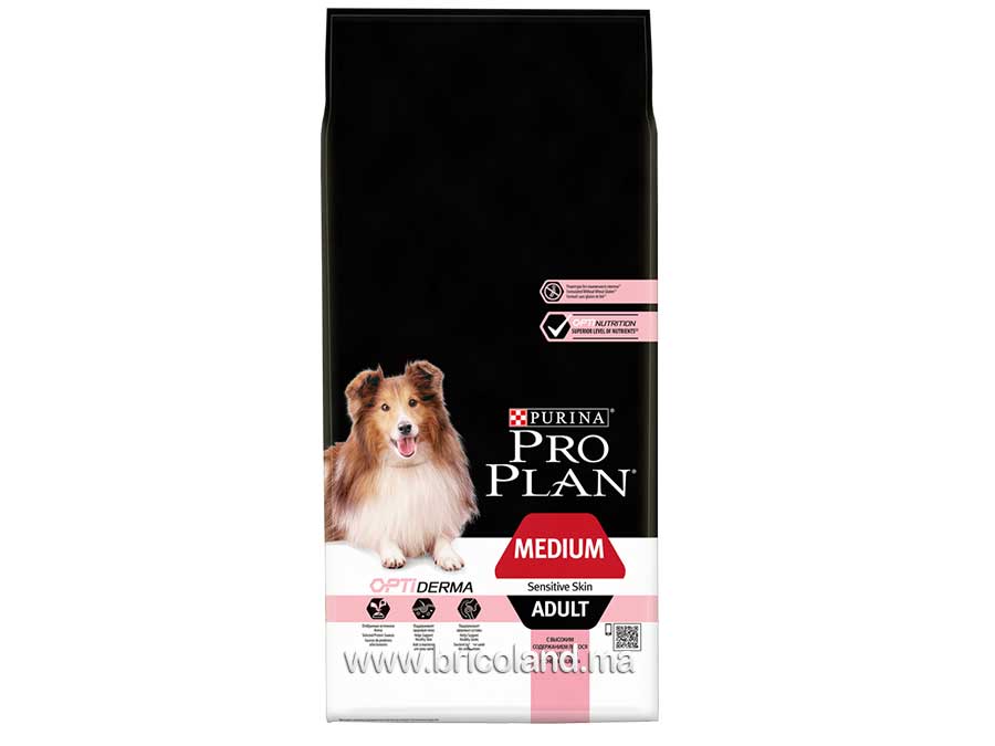 Croquettes pour chien Medium Adulte Sensitive skin SAUMON - PRO PLAN-0