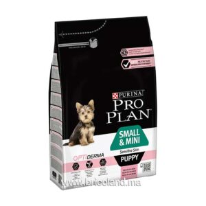 Croquette pour chien Small&Mini Puppy Sensitive Skin Salmon 3Kg PRO PLAN - PURINA-0