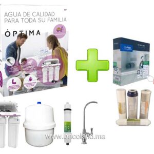 Osmose inversé domestique complet + pompe Booster + Pack filtre gratuit Optima-0