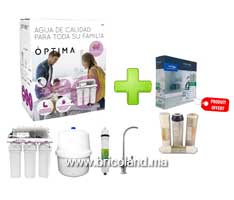 Osmose inversé domestique complet + pompe Booster + Pack filtre gratuit Optima-thumbnail