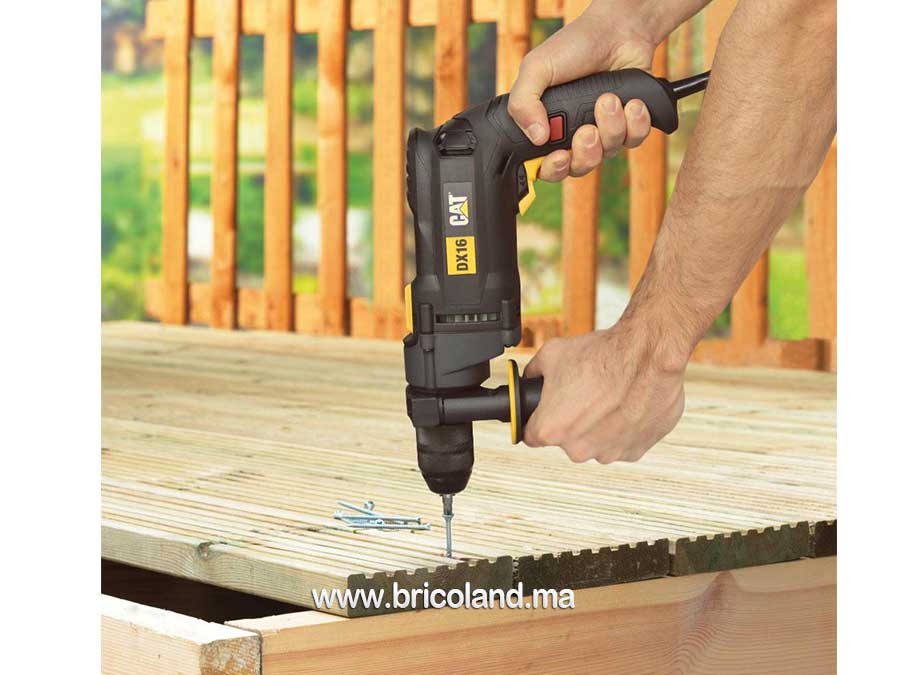 Perceuse à percussion 850 W 13 mm - DX16 - CATERPILLAR-16150