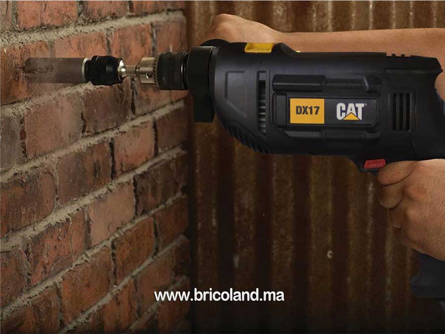 Perceuse à percussion 750 W 13 mm DX17 CATERPILLAR-16180