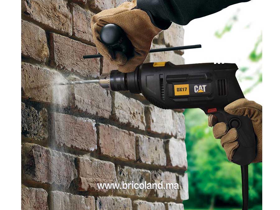 Perceuse à percussion 750 W 13 mm DX17 CATERPILLAR-16181