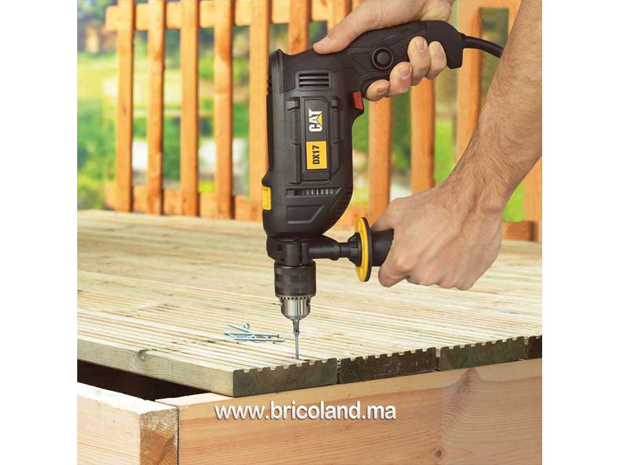 Perceuse à percussion 750 W 13 mm DX17 CATERPILLAR-16182