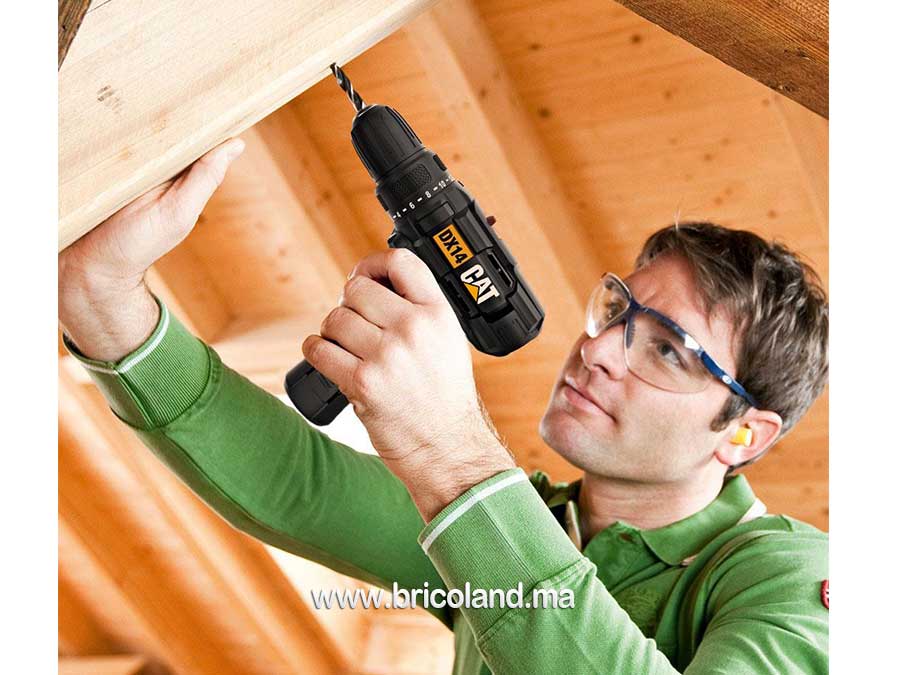 Perceuse-visseuse sans fil professionnelle Li-ion 12 V/2,0 Ah - DX14 - CATERPILLAR-16137