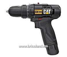 Perceuse-visseuse sans fil professionnelle Li-ion 12 V/2,0 Ah - DX14 - CATERPILLAR-thumbnail