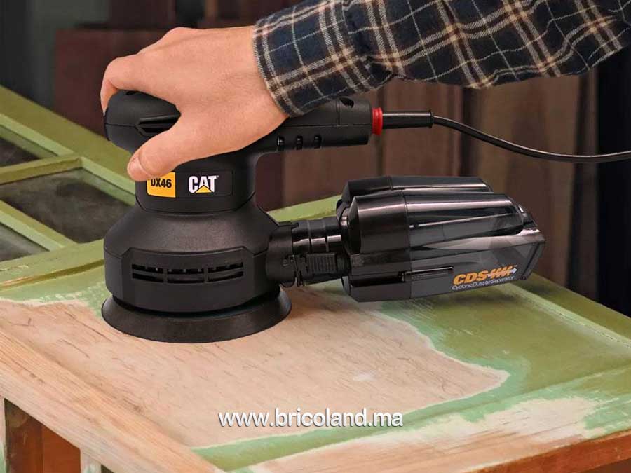 Ponceuse excentrique 400W 125mm - DX461 - CATERPILLAR-16276